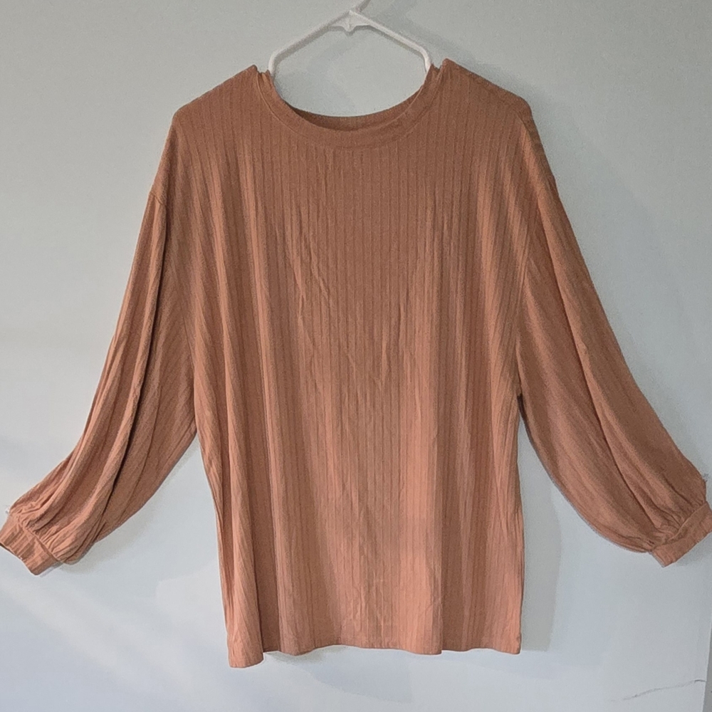 Daily Ritual Women's Terracotta Blouse - Picture 3 of 5